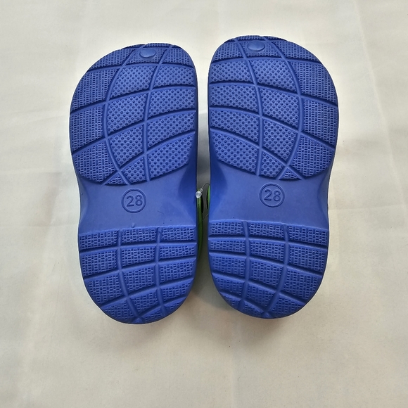 NWT, Toddler Dinosaur Clogs Shoes Blue Kid Sizes 8-11.5 - Picture 8 of 11